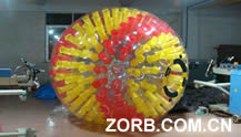 Color tube with Zorb Ball,nuclear globe