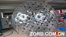 Black Color dot Zorb Ball