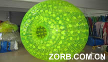 Bright green Zorb Ball