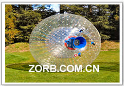 Zorb Ball on Grassplot, Zorb activity