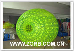 Color Zorb Ball, Green Zorb ball