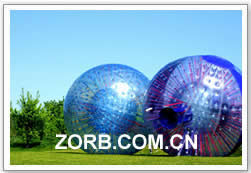 Hydro Zorb, Zorb Ball on Grassplot, Zorb activity